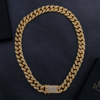 Premium 20mm Cuban Chain, Cuban Bracelet & Watch Bundle
