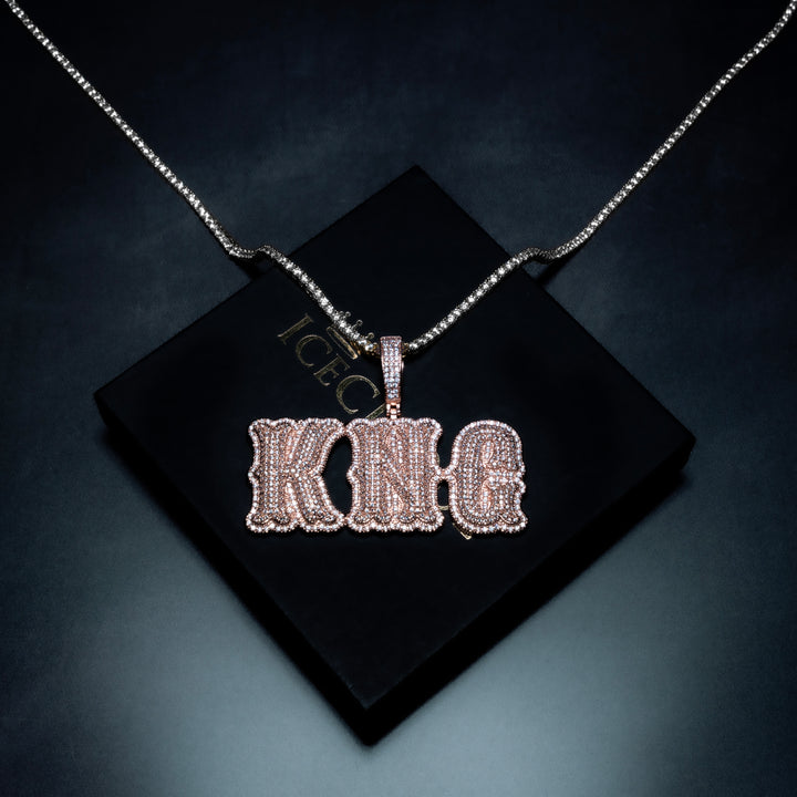 Custom Micro Pave Letter Pendant
