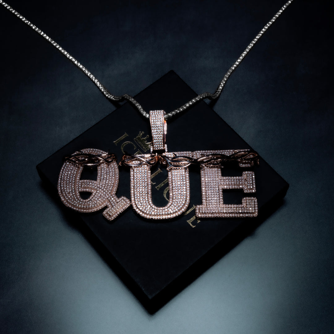 Custom Thorn Letter Pendant