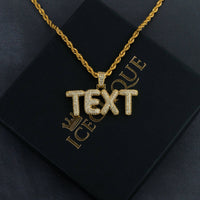 Custom Small Bubble Letter Pendant
