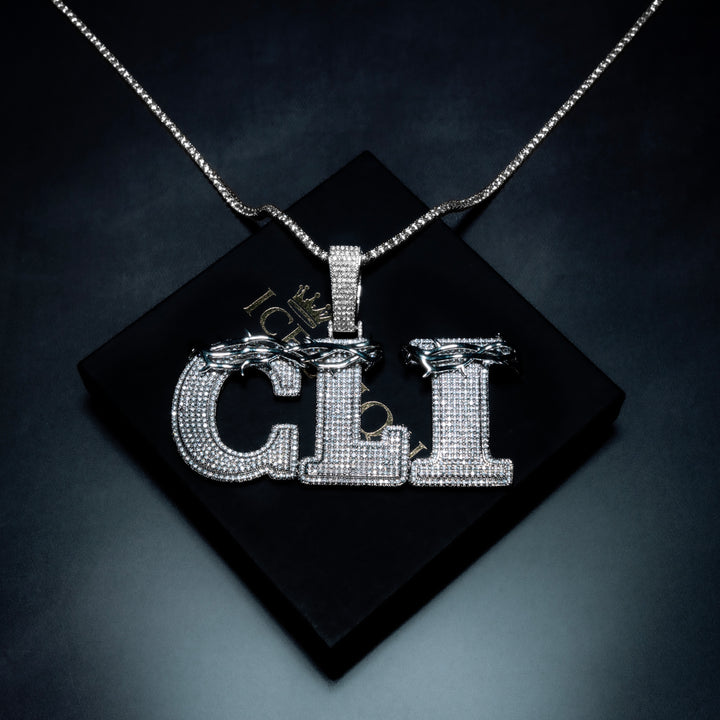 Custom Thorn Letter Pendant