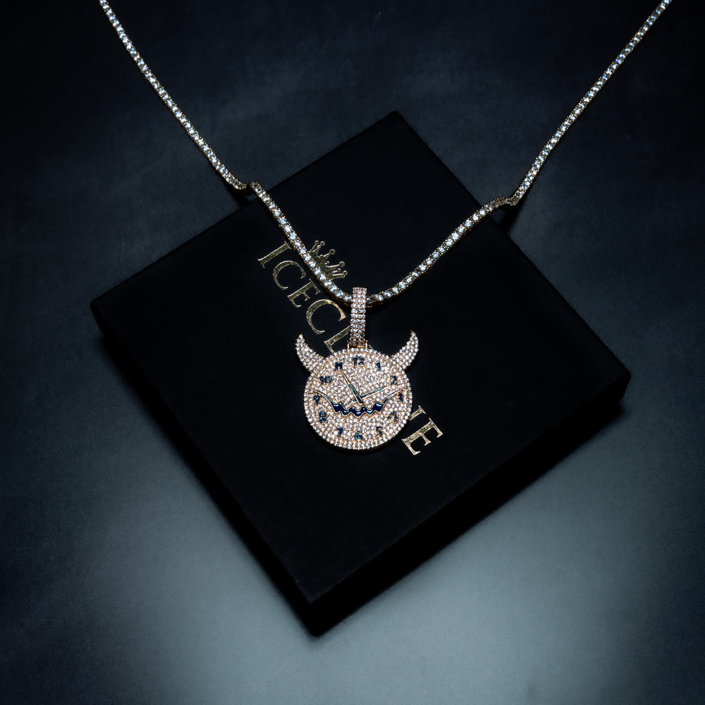 Demon Time Pendant - ICECLIQUE JEWELRY 