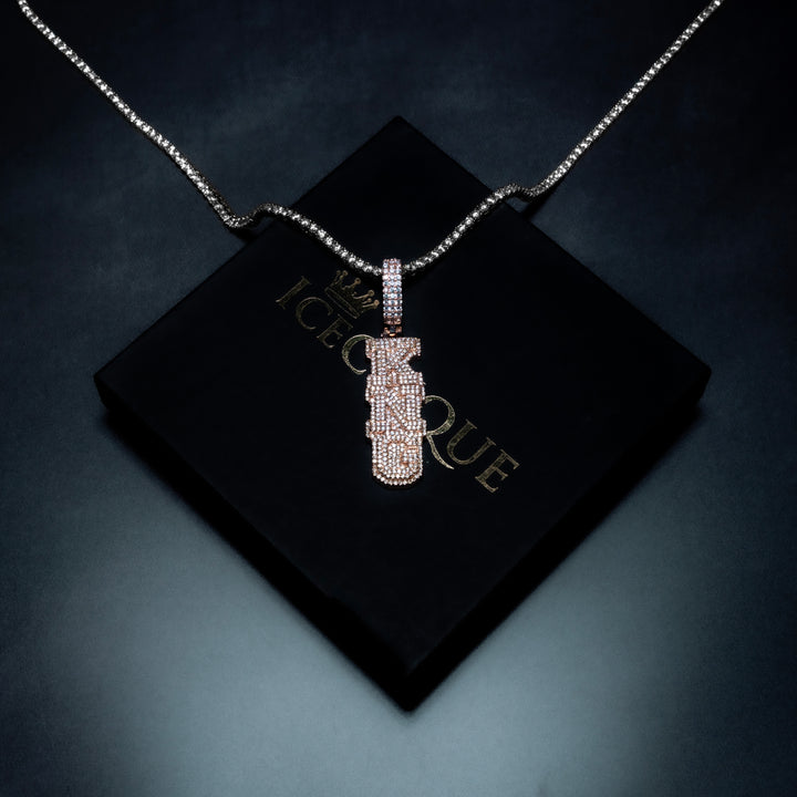 Custom Vertical Letter Pendant
