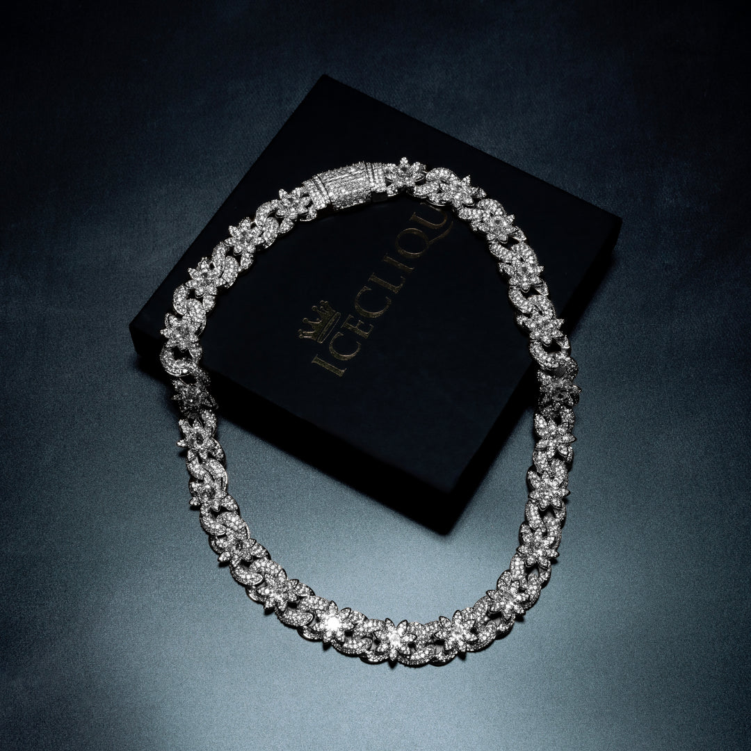 20MM Floral Cuban Chain