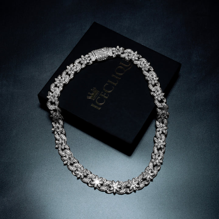 20MM Floral Cuban Chain