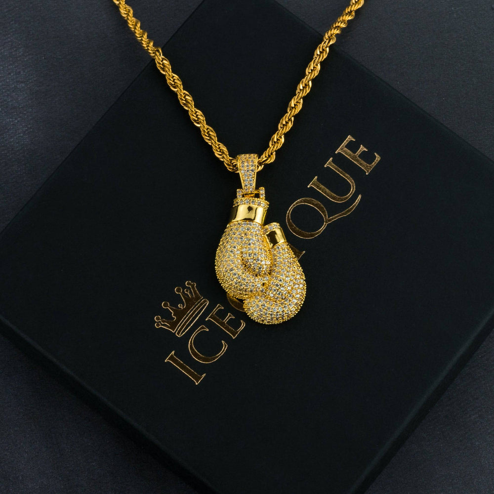 Boxing Gloves Pendant - ICECLIQUE JEWELRY 