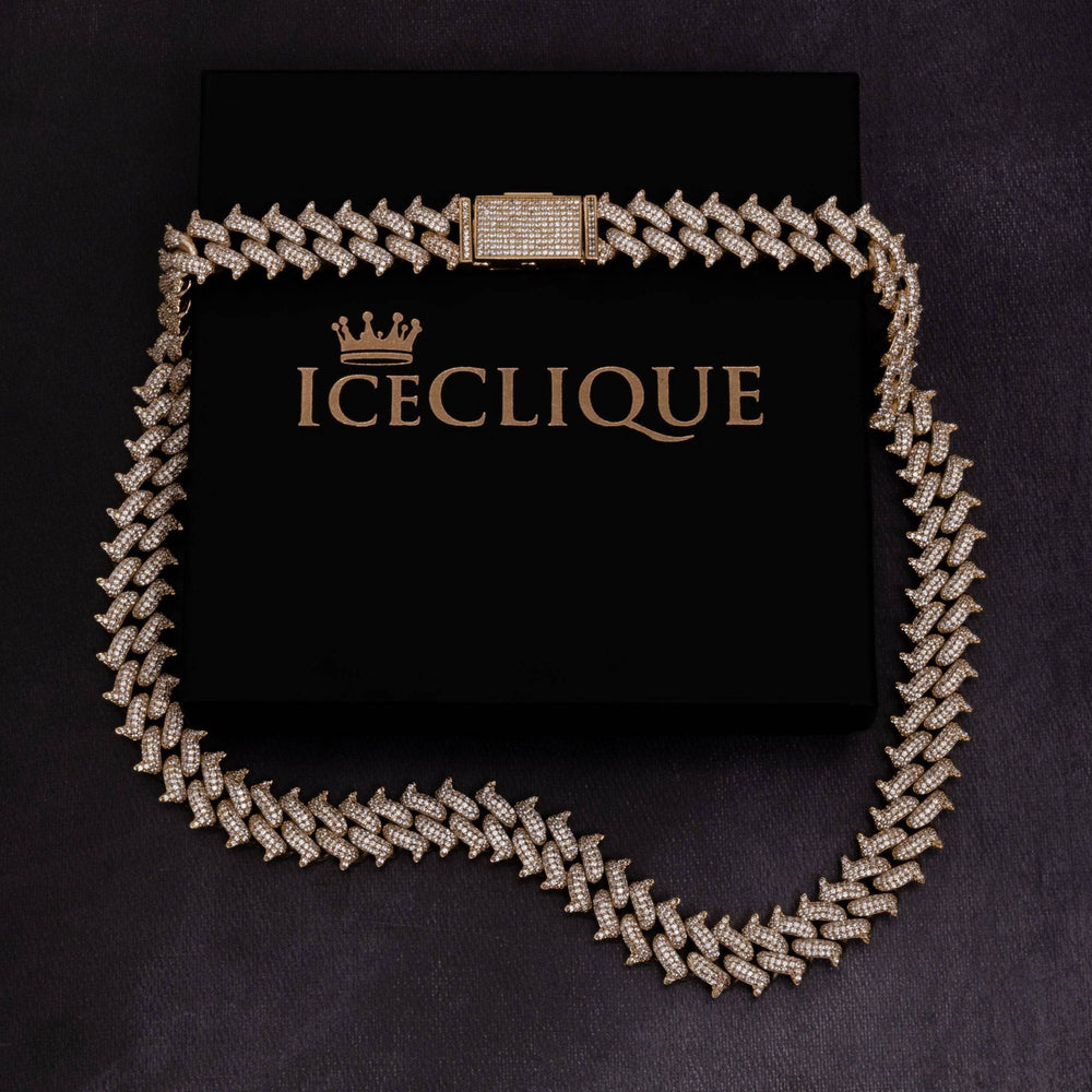 16mm Thorn Chain - ICECLIQUE JEWELRY 