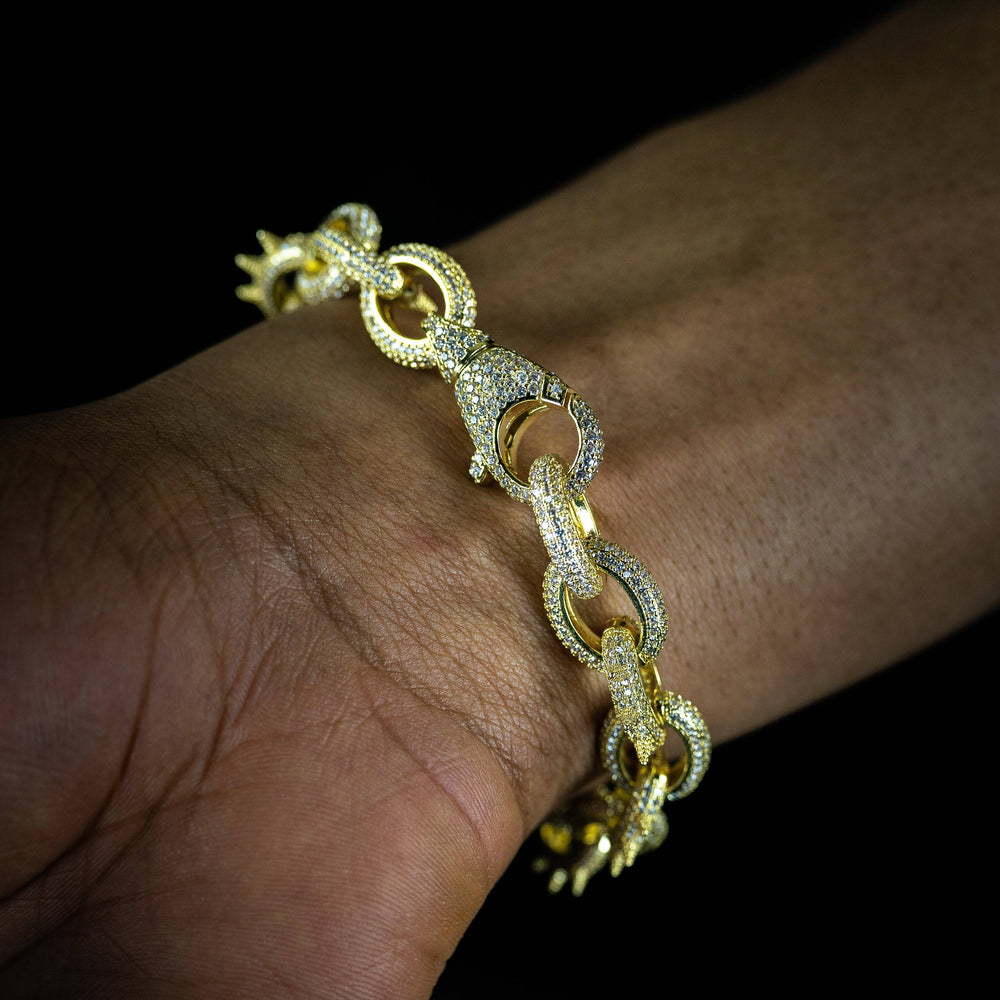13mm Spiked Bracelet - ICECLIQUE JEWELRY 