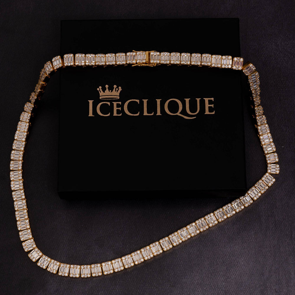 10mm Baguette Chain - ICECLIQUE JEWELRY 
