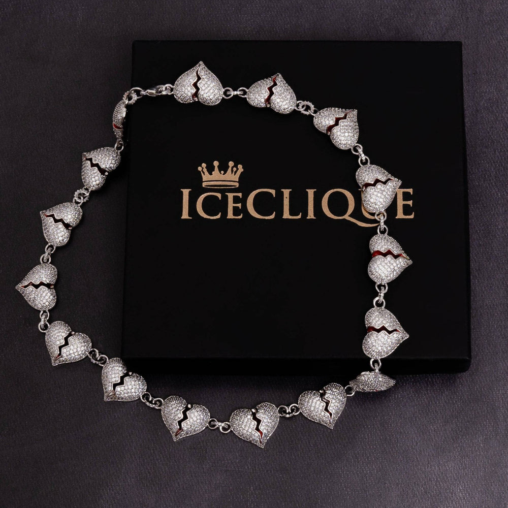 Frozen Heart Chain - ICECLIQUE JEWELRY 