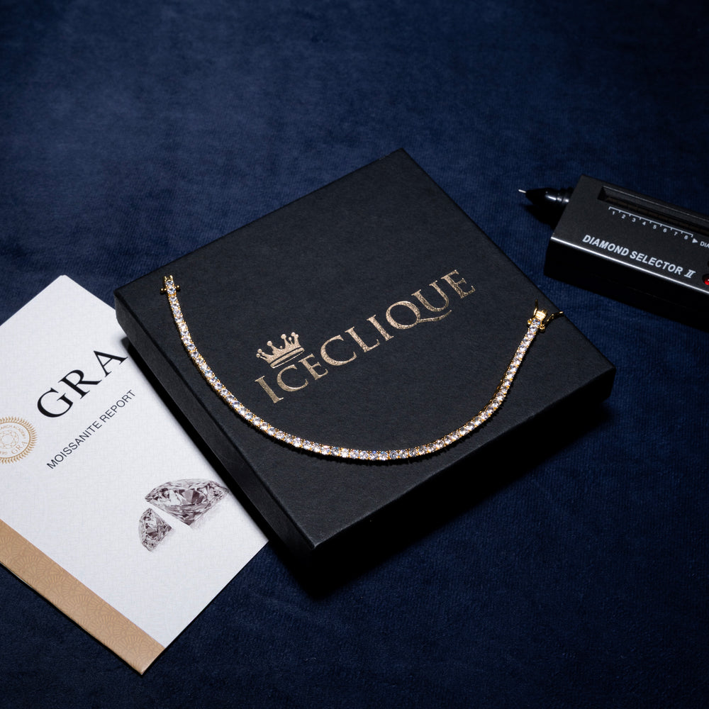 3MM Tennis Bracelet - Moissanite & S925 - ICECLIQUE JEWELRY 