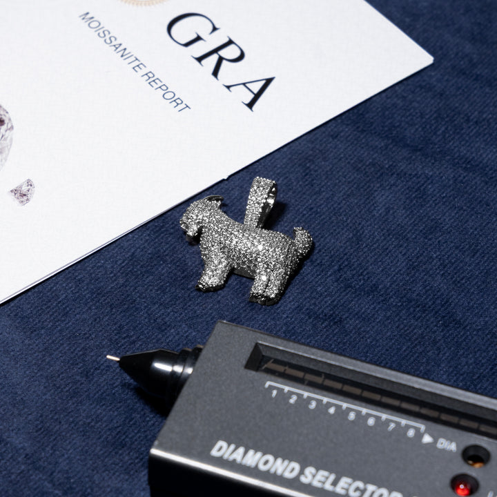 Goat Pendant - Moissanite & S925
