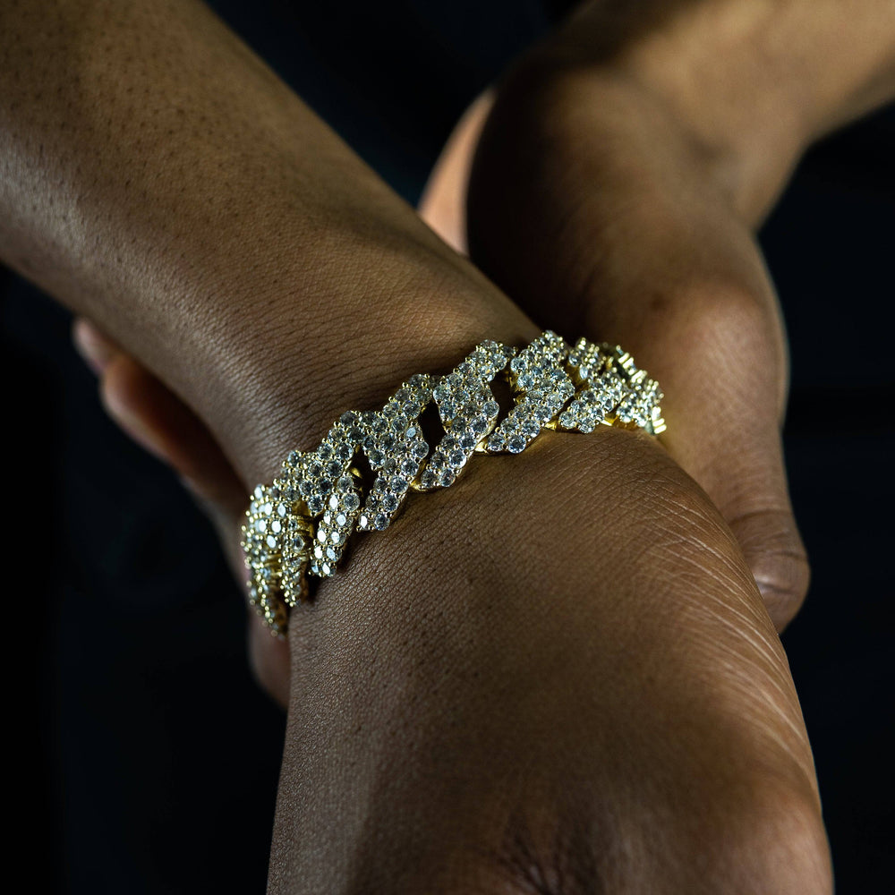 17mm Prong Bracelet - ICECLIQUE JEWELRY 