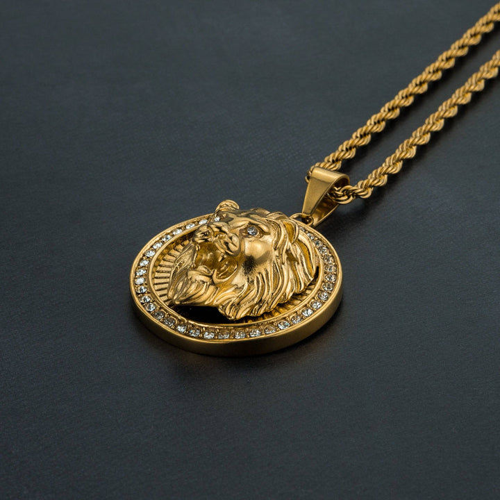 Lion Medallion Pendant