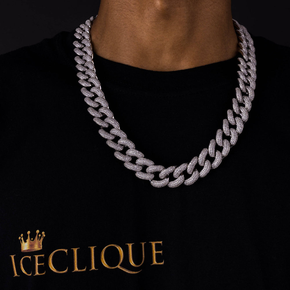 20mm Cuban Chain - ICECLIQUE JEWELRY 