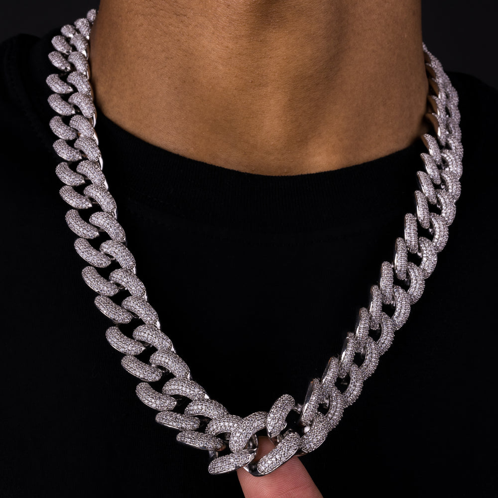 20mm Miami Cuban Chain - ICECLIQUE JEWELRY 