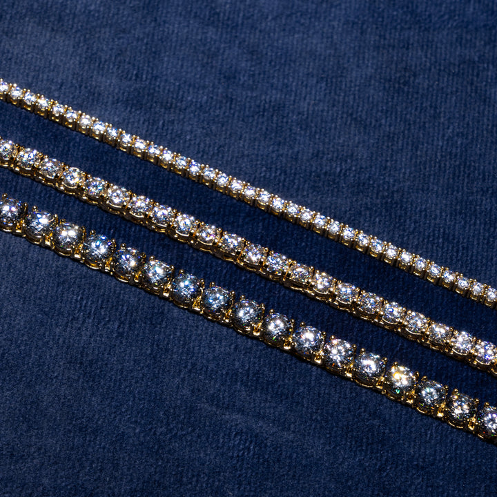3-6.5MM Tennis Chain - Moissanite & S925
