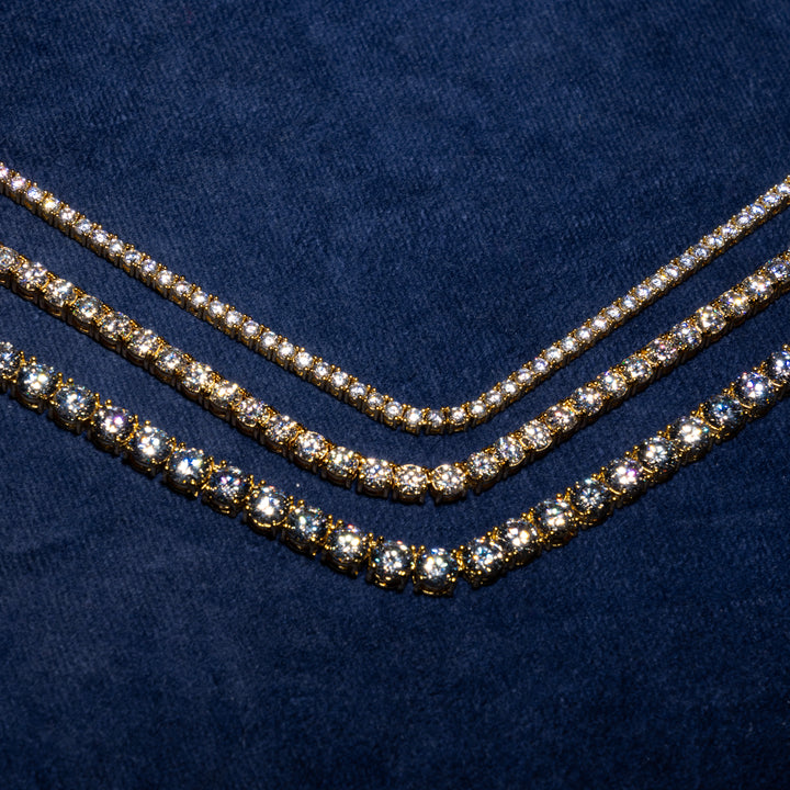 3-6.5MM Tennis Bracelet - Moissanite & S925