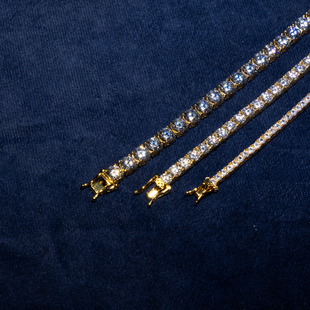 3-6.5MM Tennis Bracelet - Moissanite & S925