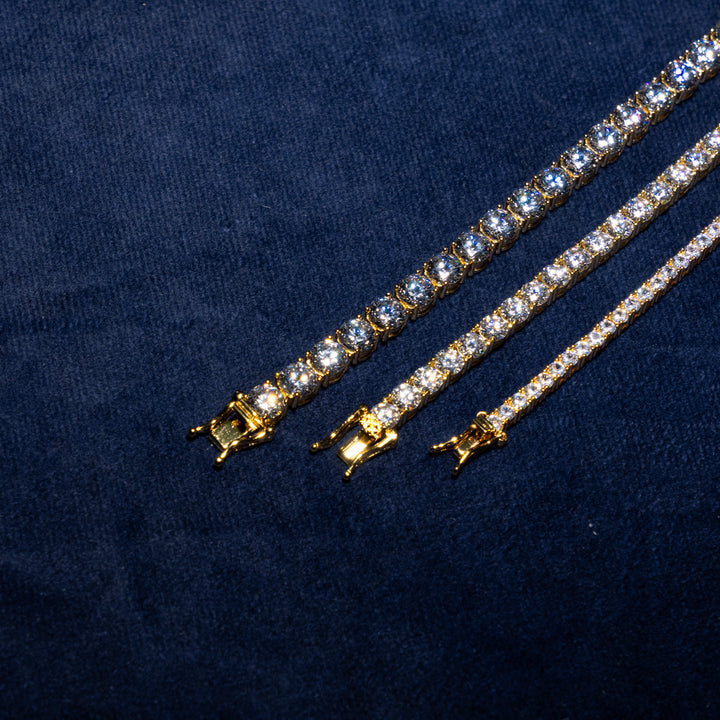 3-6.5MM Tennis Bracelet - Moissanite & S925