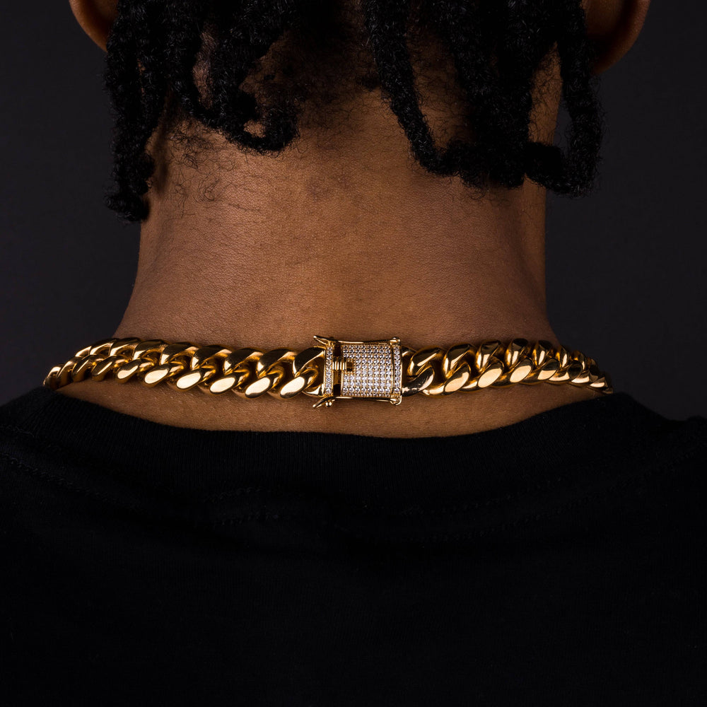 14mm Cuban Chain - ICECLIQUE JEWELRY 