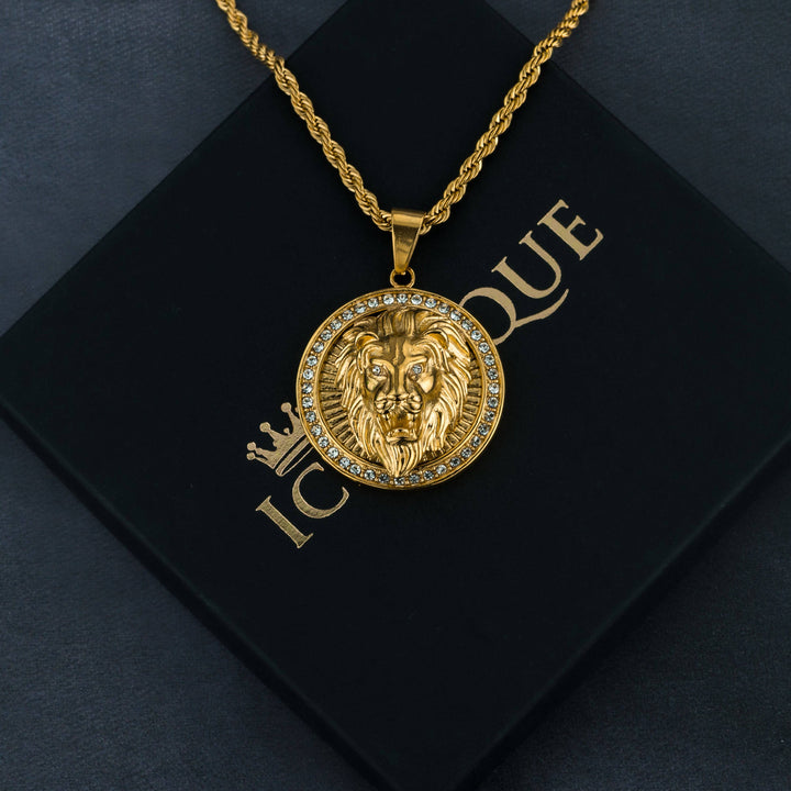 Lion Medallion Pendant