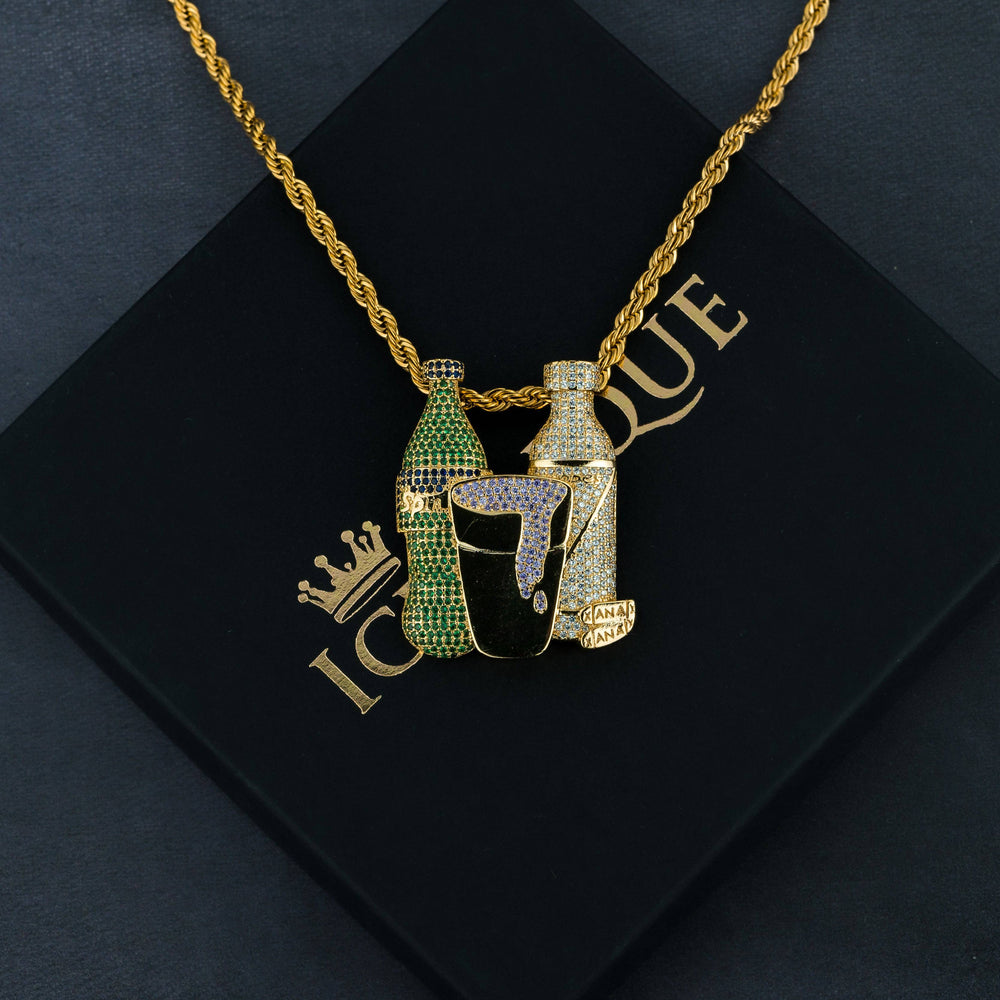 Lean & Sprite Pendant - ICECLIQUE JEWELRY 
