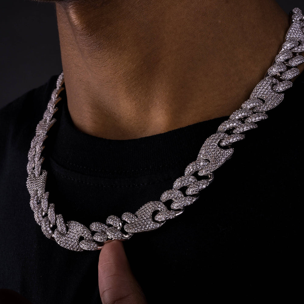 16mm Cuban & Gucci Link Chain - ICECLIQUE JEWELRY 