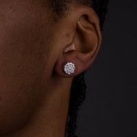 8mm Round Cluster Earrings