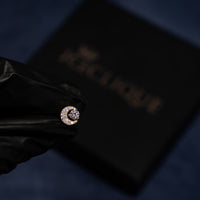 1ct Moon Earrings - Moissanite & S925