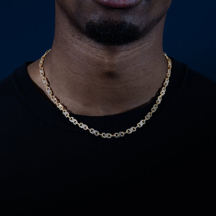 6mm Infinity Link Chain - Moissanite & S925