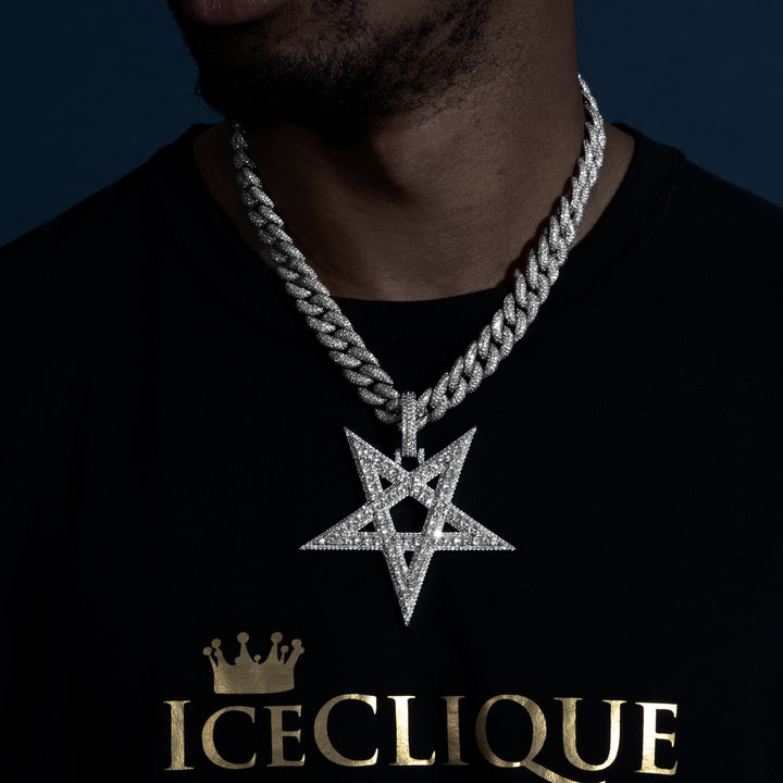 Pentagram Pendant - ICECLIQUE JEWELRY 