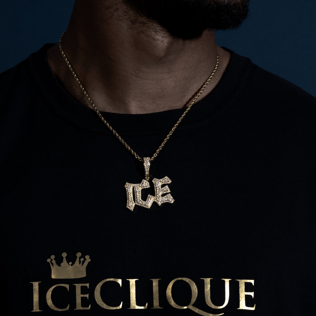 Custom Cartoon Letter Pendant - ICECLIQUE JEWELRY 
