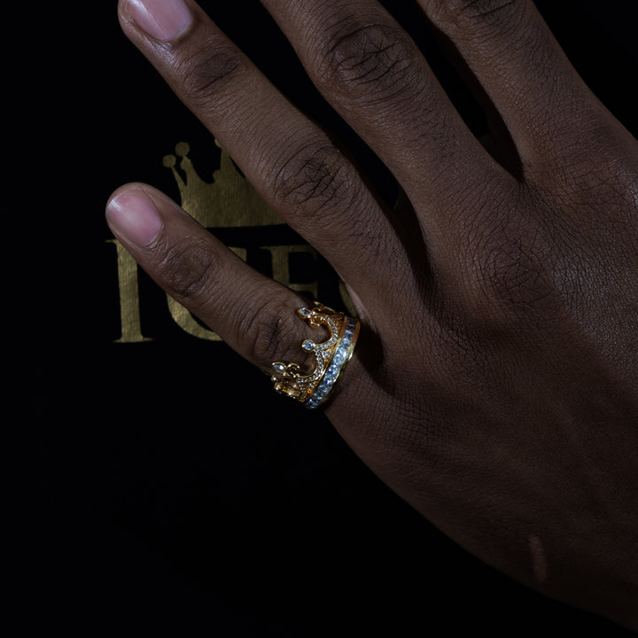 Crown Ring - Moissanite & S925