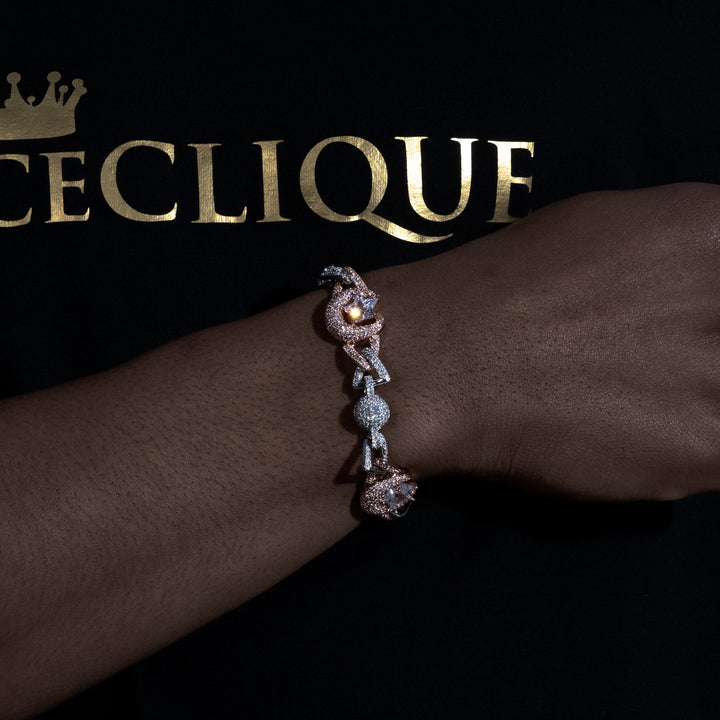 Moon & Star Bracelet - ICECLIQUE JEWELRY 