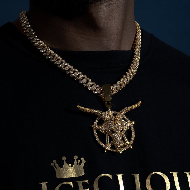 Goat Star Pendant - ICECLIQUE JEWELRY 