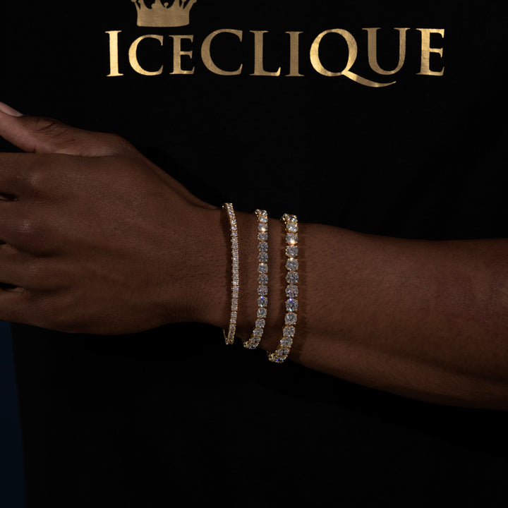3-6.5MM Tennis Bracelet - Moissanite & S925