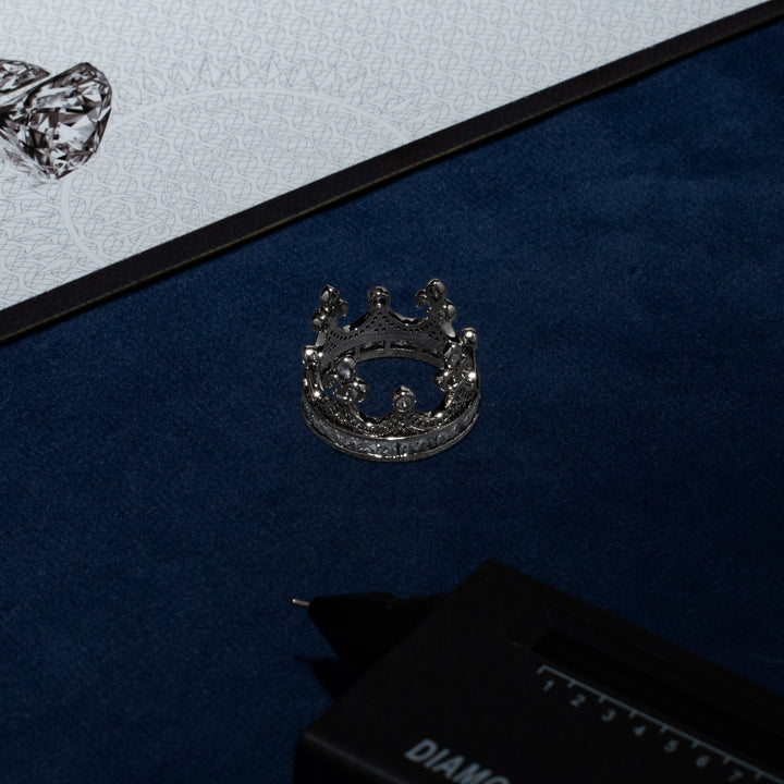 Crown Ring - Moissanite & S925