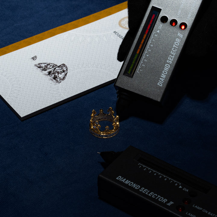 Crown Ring - Moissanite & S925