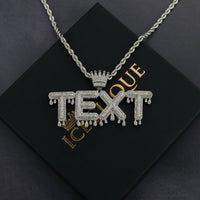 King Drip 18K Custom Letter Pendant