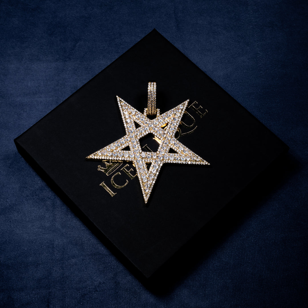 Pentagram Pendant - ICECLIQUE JEWELRY 