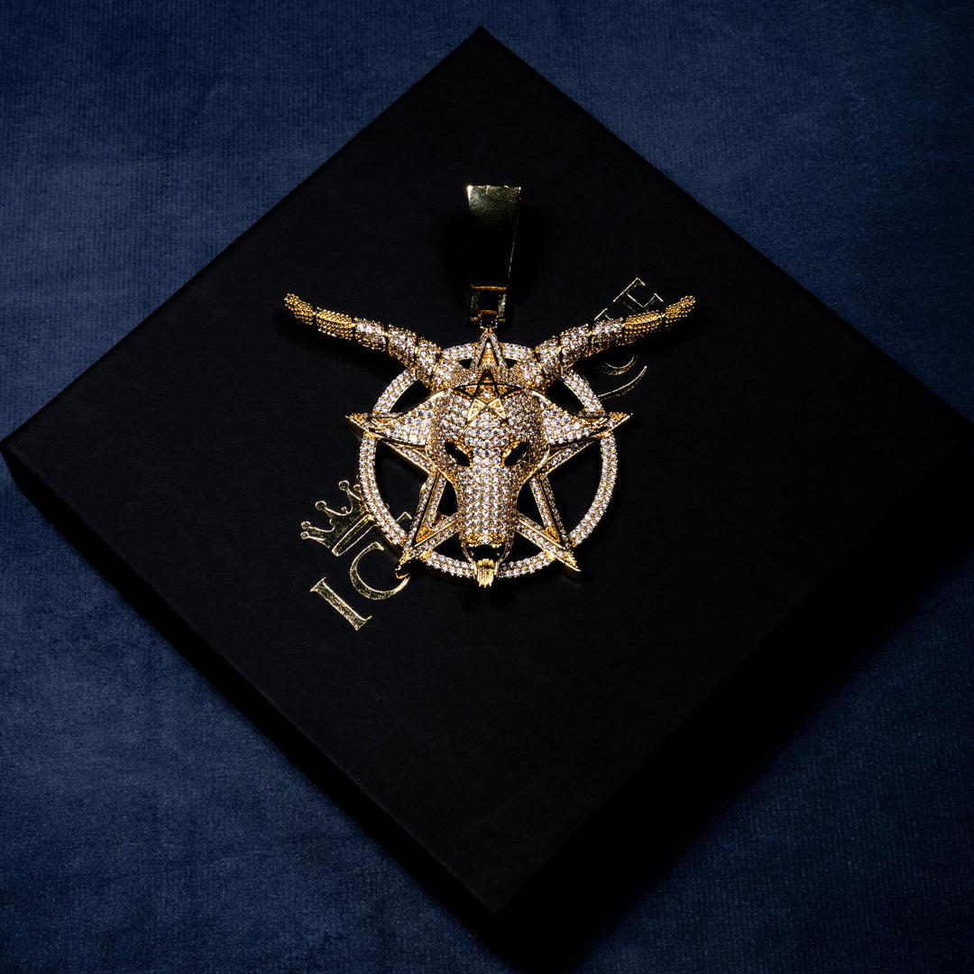 Goat Star Pendant - ICECLIQUE JEWELRY 