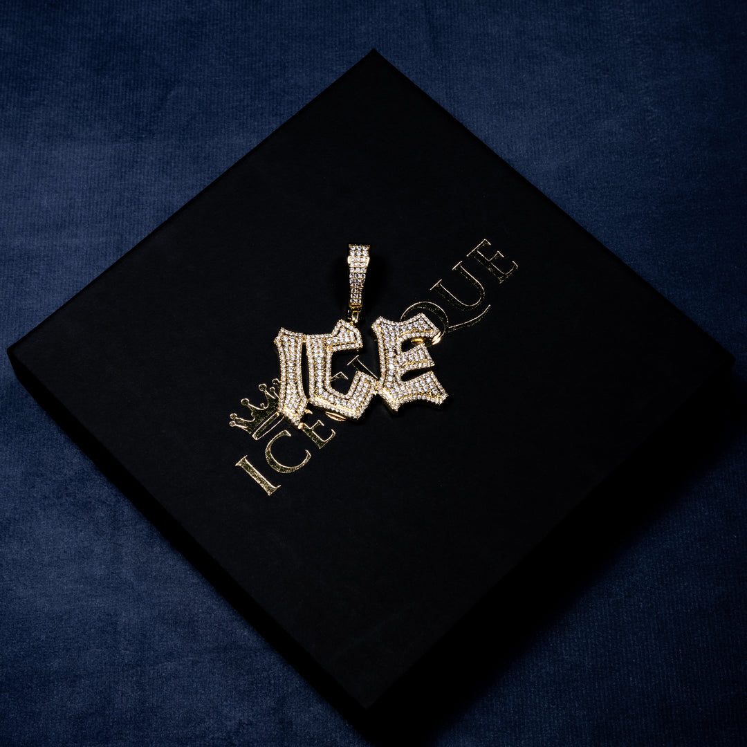 Custom Cartoon Letter Pendant - ICECLIQUE JEWELRY 
