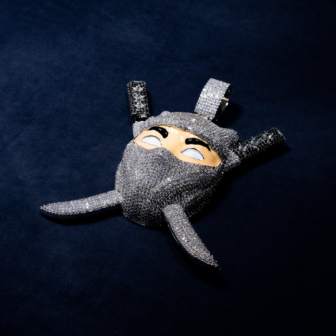 Big Ninja Pendant - ICECLIQUE JEWELRY 