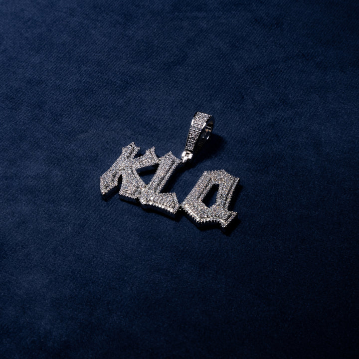 Custom Cartoon Letter Pendant - ICECLIQUE JEWELRY 