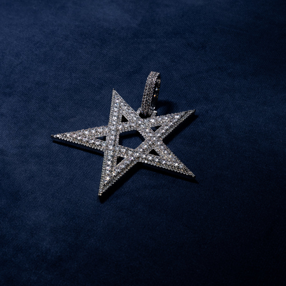 Pentagram Pendant - ICECLIQUE JEWELRY 