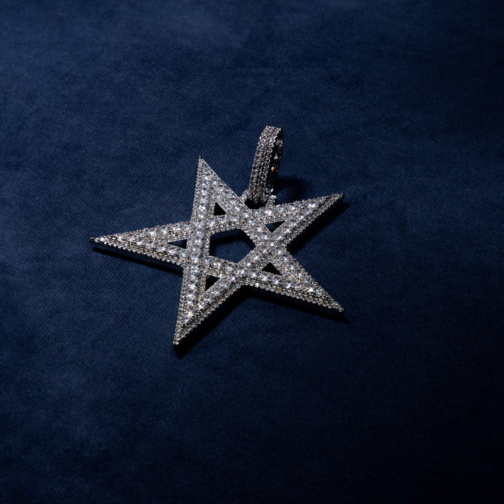 Pentagram Pendant - ICECLIQUE JEWELRY 