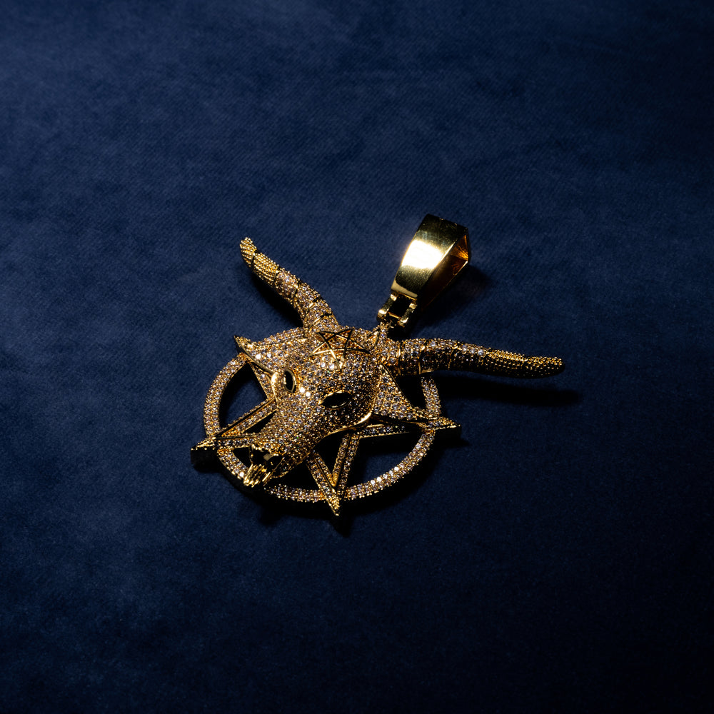 Goat Star Pendant - ICECLIQUE JEWELRY 