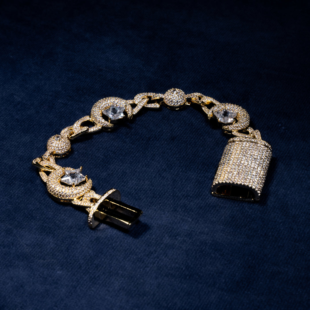 Moon & Star Bracelet - ICECLIQUE JEWELRY 
