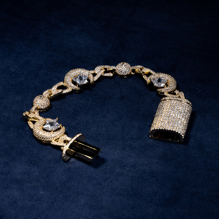 Moon & Star Bracelet - ICECLIQUE JEWELRY 